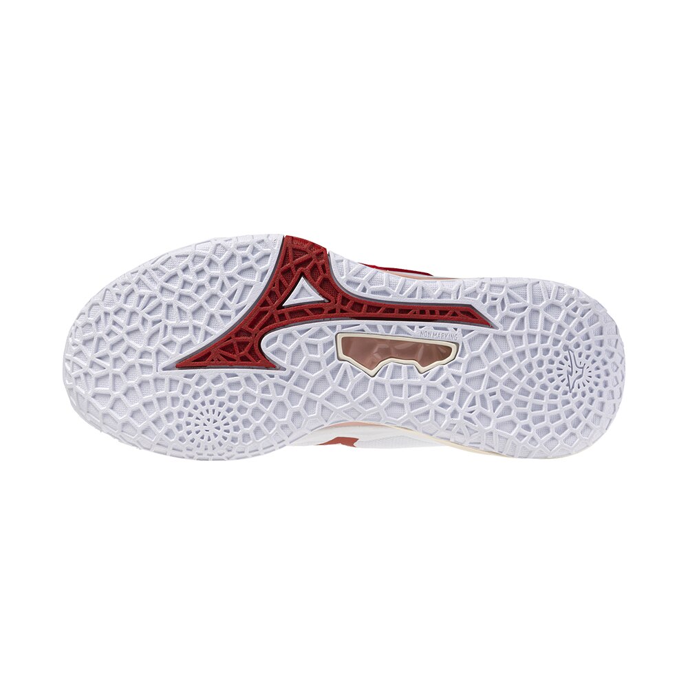 Mizuno Wave Stealth Neo 2 Håndballsko Dame Hvit/Rød