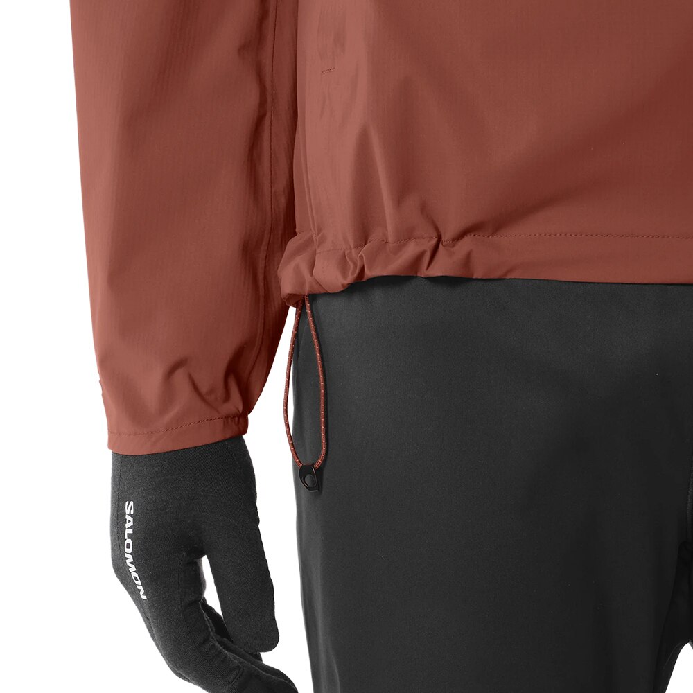 Salomon Bonatti Waterproof Jakke Herre Brun