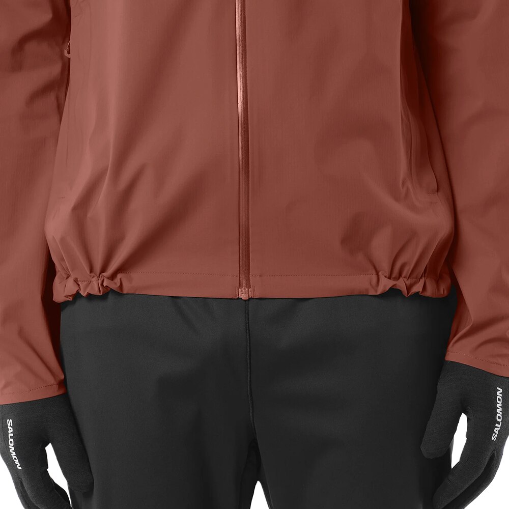 Salomon Bonatti Waterproof Jakke Herre Brun