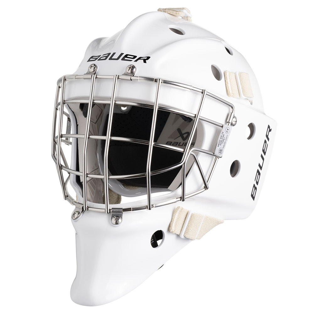 Bauer 960 Keepermaske Hockey Hvit