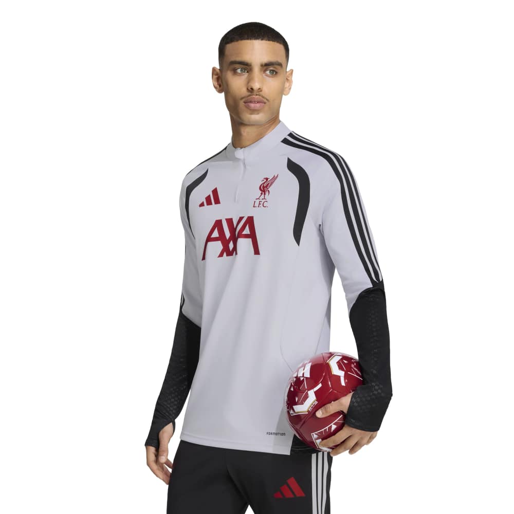 Adidas Liverpool FC Tiro Treningsgenser 26/27 Grå/Sort