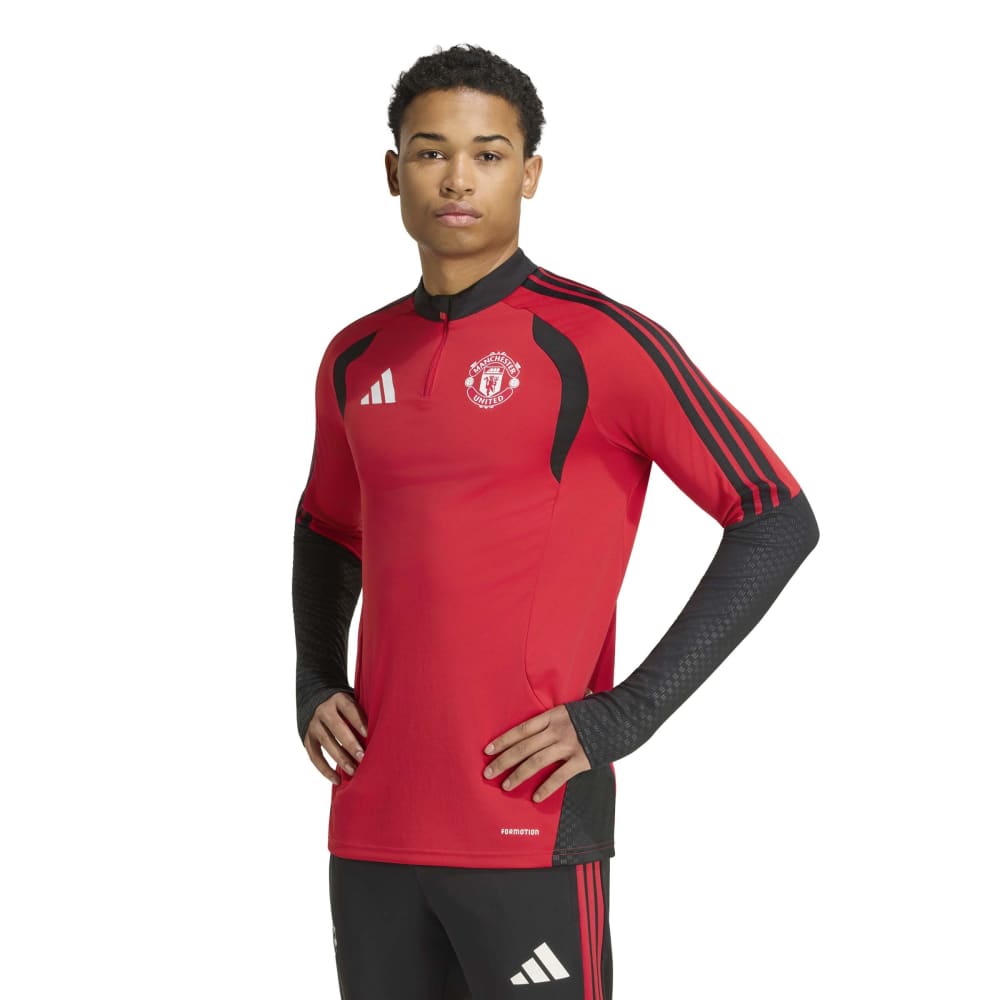 Adidas Manchester United Tiro Treningsgenser 26/27 Rød/Sort