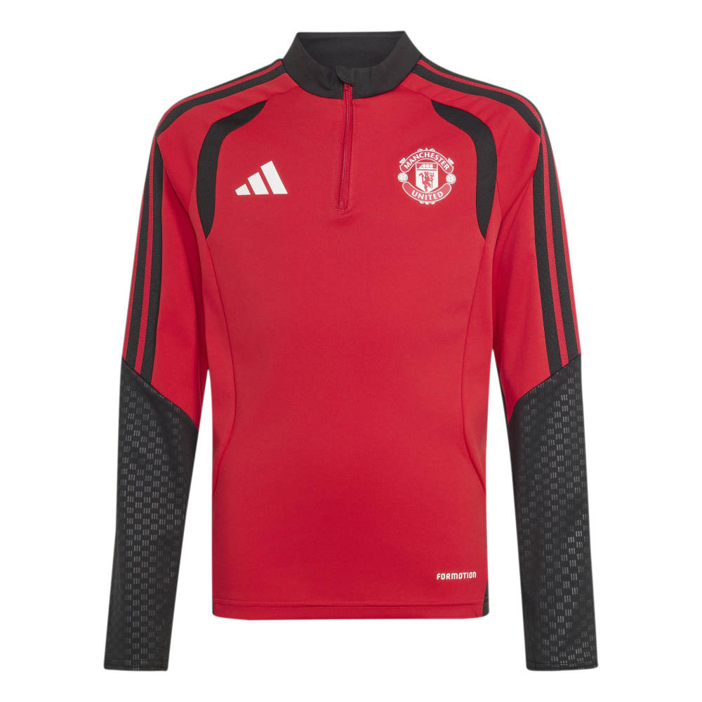 Adidas Manchester United Tiro Treningsgenser 26/27 Barn Rød/Sort