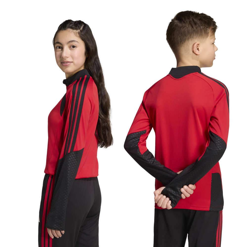 Adidas Manchester United Tiro Treningsgenser 26/27 Barn Rød/Sort
