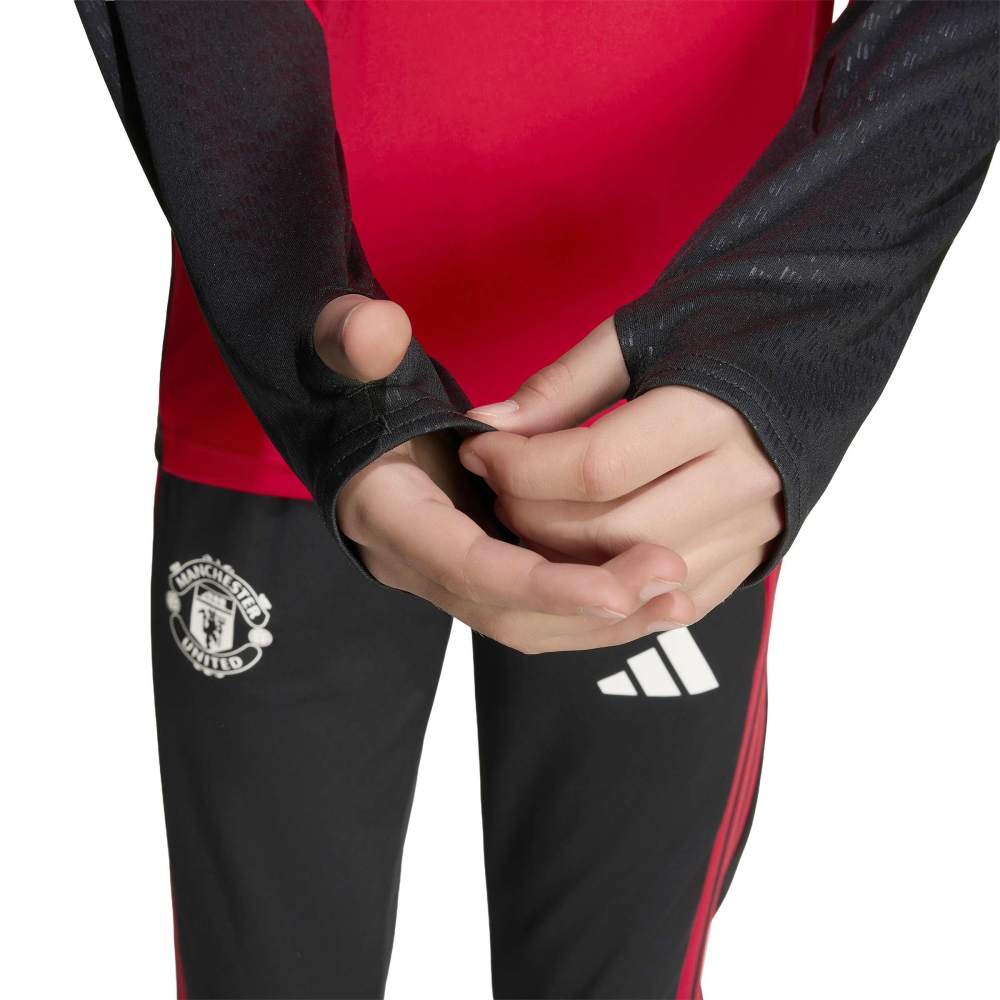 Adidas Manchester United Tiro Treningsgenser 26/27 Barn Rød/Sort