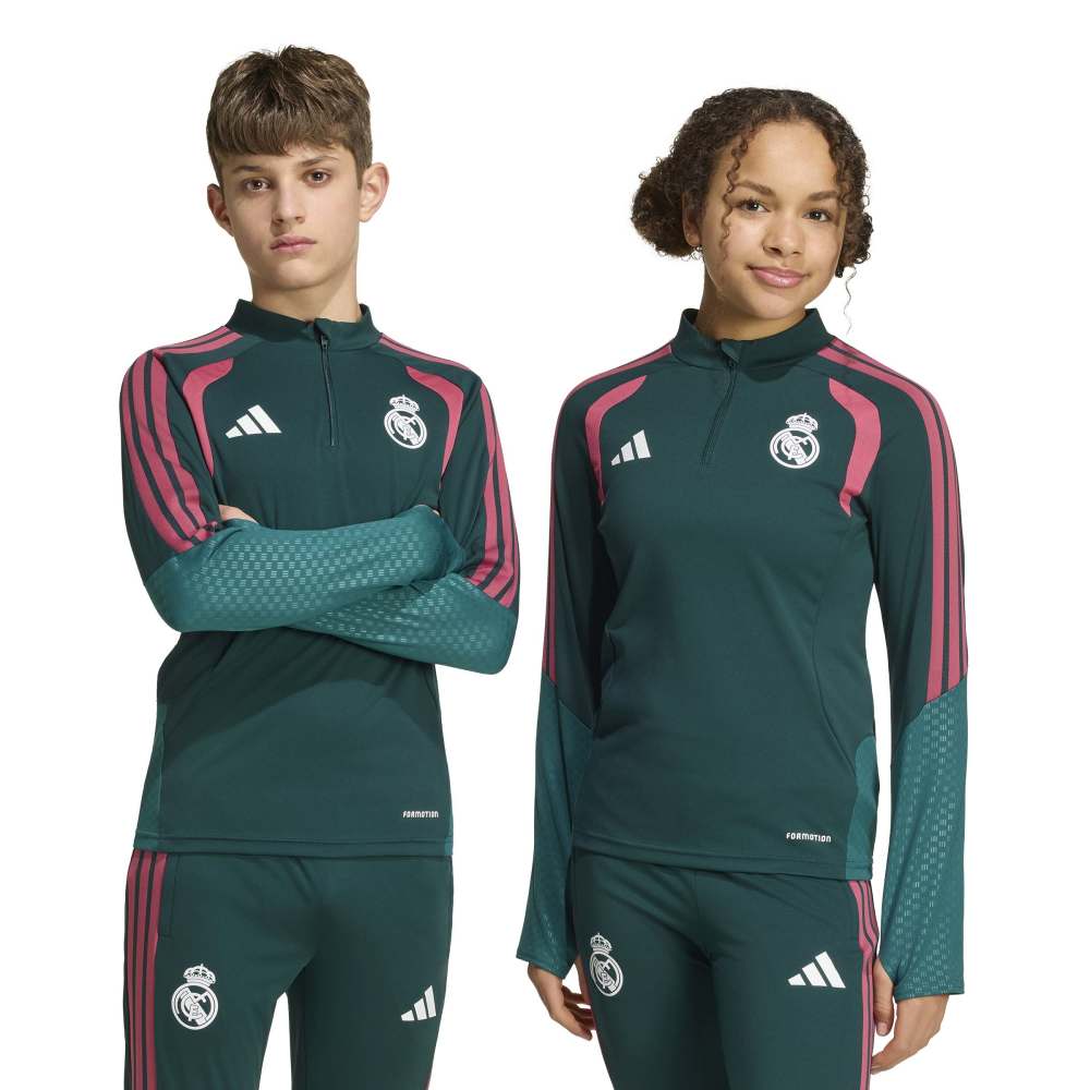 Adidas Real Madrid Tiro Treningsgenser 26/27 Barn Grønn/Rosa