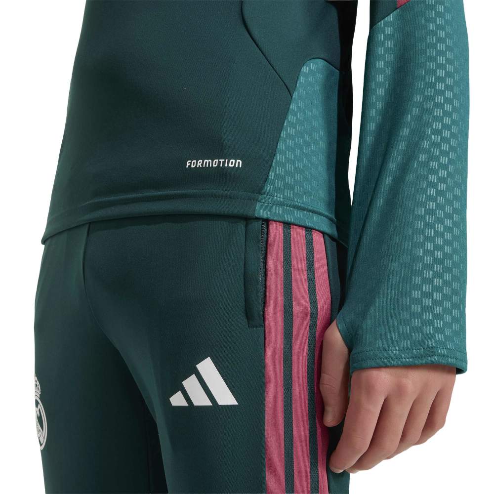 Adidas Real Madrid Tiro Treningsgenser 26/27 Barn Grønn/Rosa