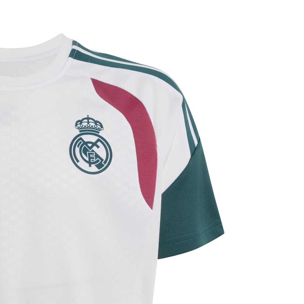 Adidas Real Madrid Tiro Treningstrøye 26/27 Barn Hvit/Grønn
