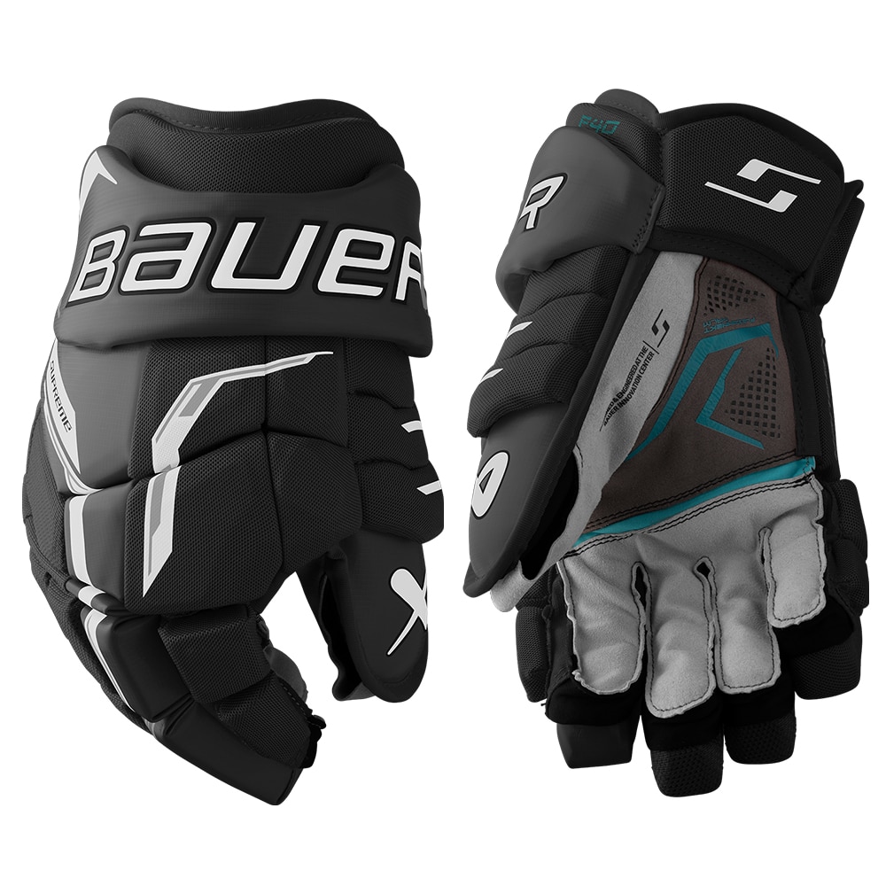 Bauer Supreme F40 Int. Hockeyhanske Svart