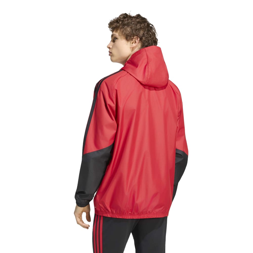 Adidas Manchester United Tiro Allværsjakke 26/27 Rød/Sort