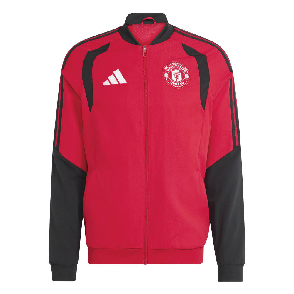 Adidas Manchester United Tiro Presentation Fotballjakke 26/27 Rød/Sort
