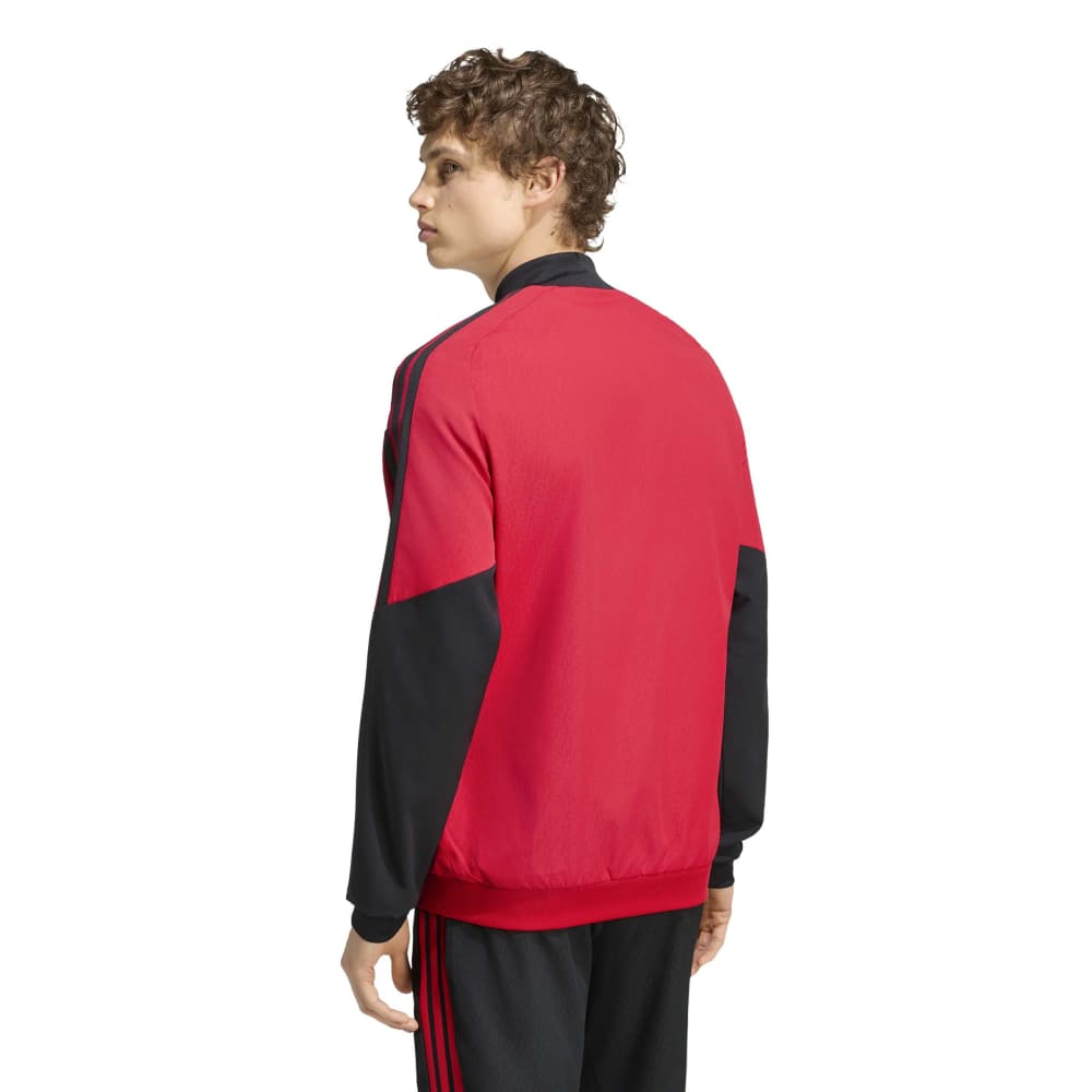Adidas Manchester United Tiro Presentation Fotballjakke 26/27 Rød/Sort