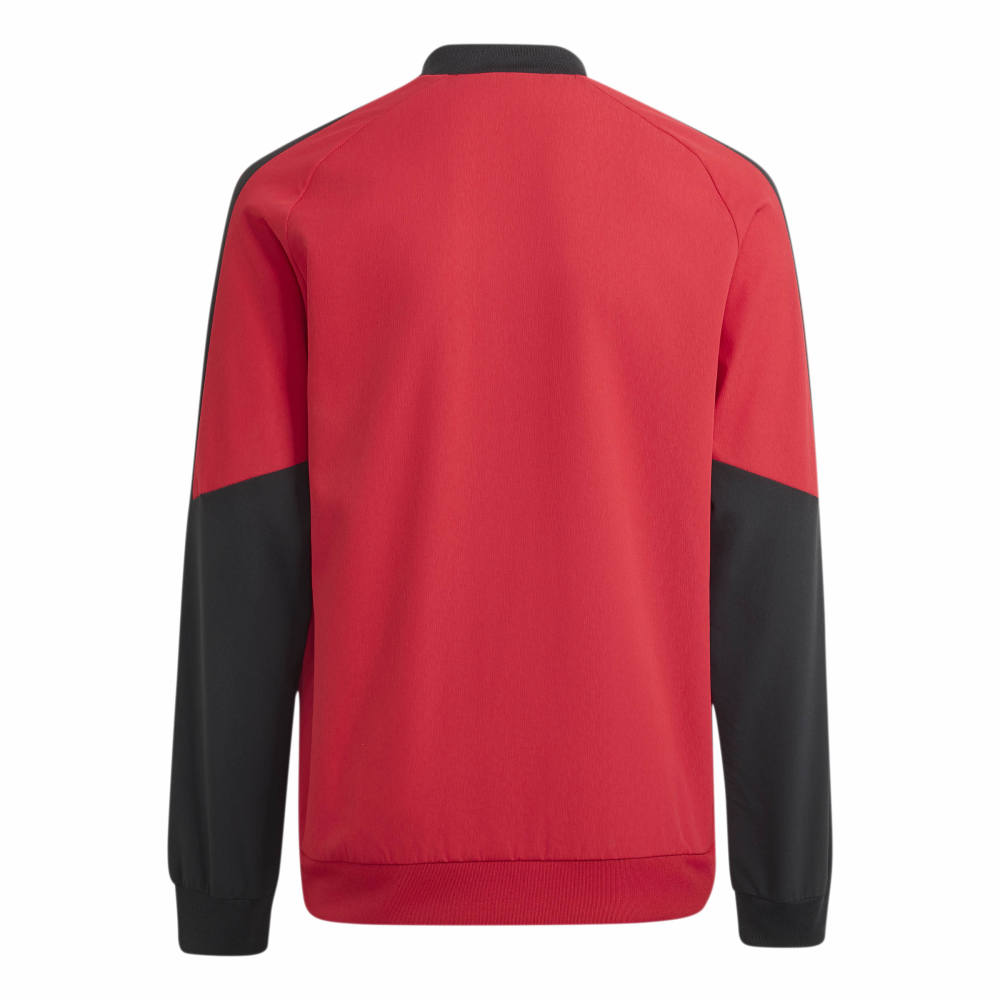 Adidas Manchester United Tiro Presentation Fotballjakke 26/27 Barn Rød/Sort