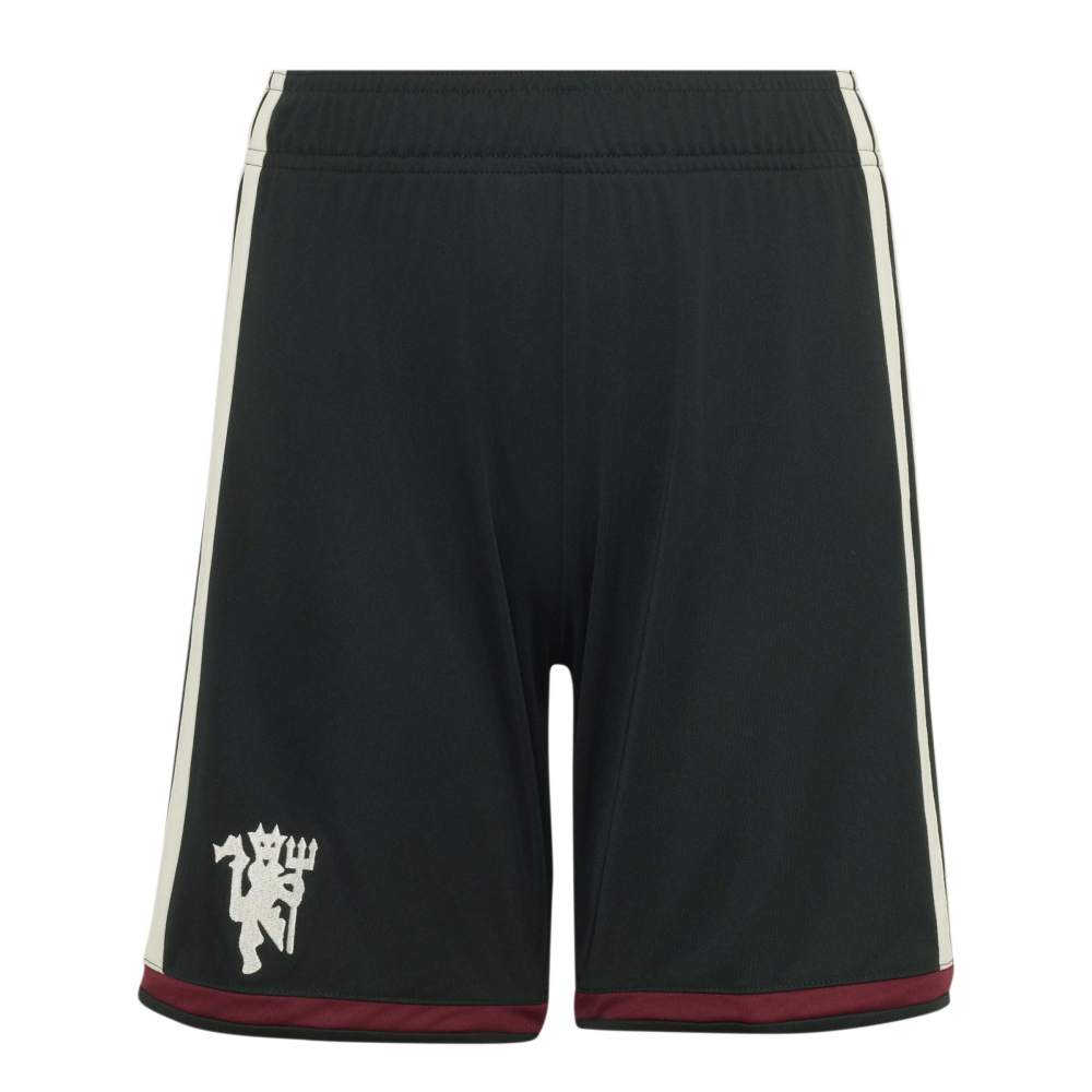 Adidas Manchester United Fotballshorts 26/27 Barn Tredje