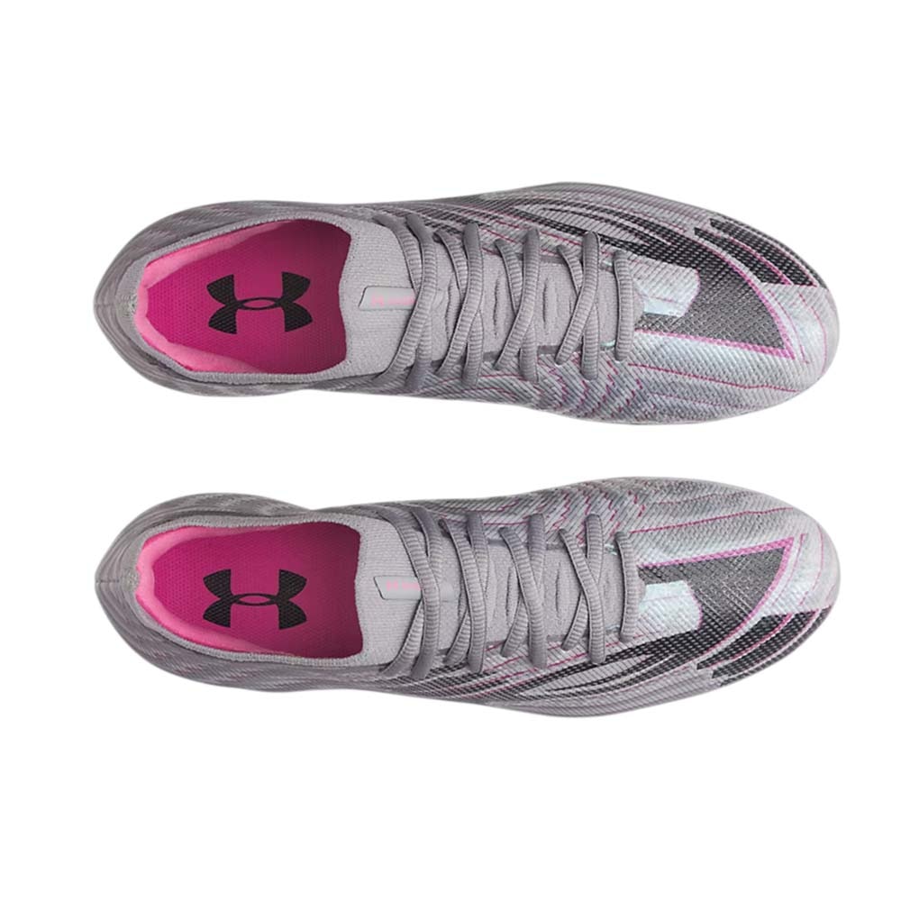 Under Armour Shadow Elite 4 Mach FG Fotballsko Sølv