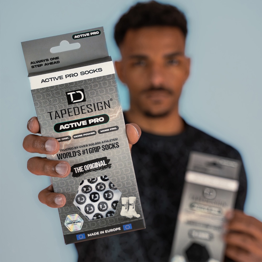 TAPEDESIGN Active Pro Fotballstrømper Hvit