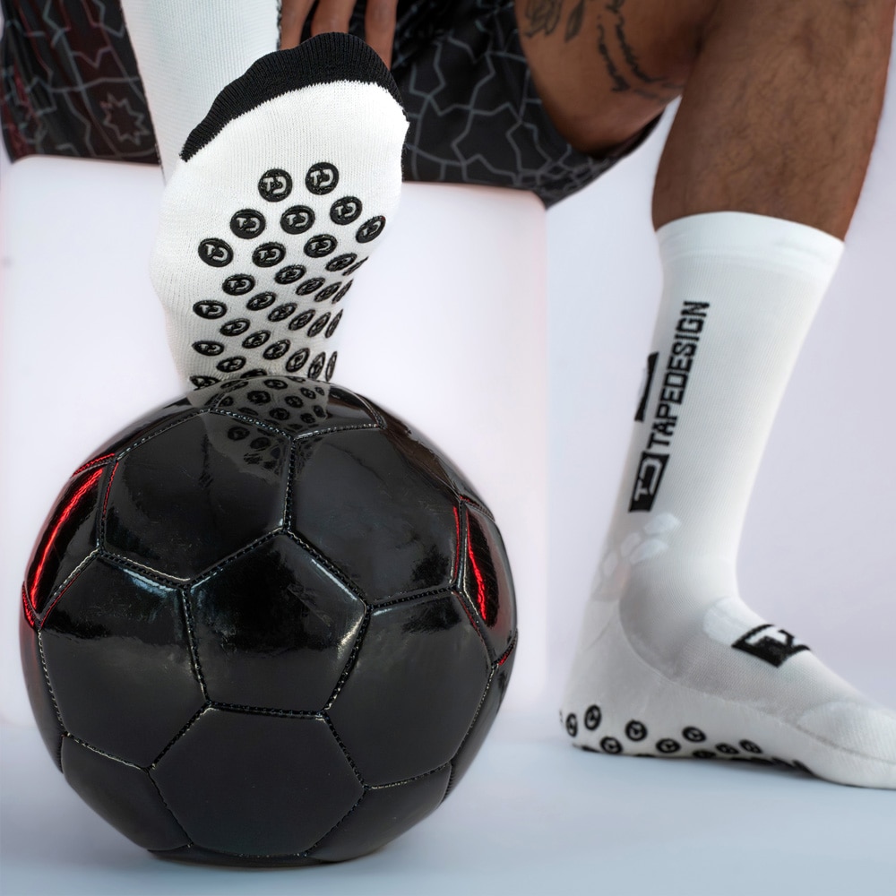 TAPEDESIGN Active Pro Fotballstrømper Hvit