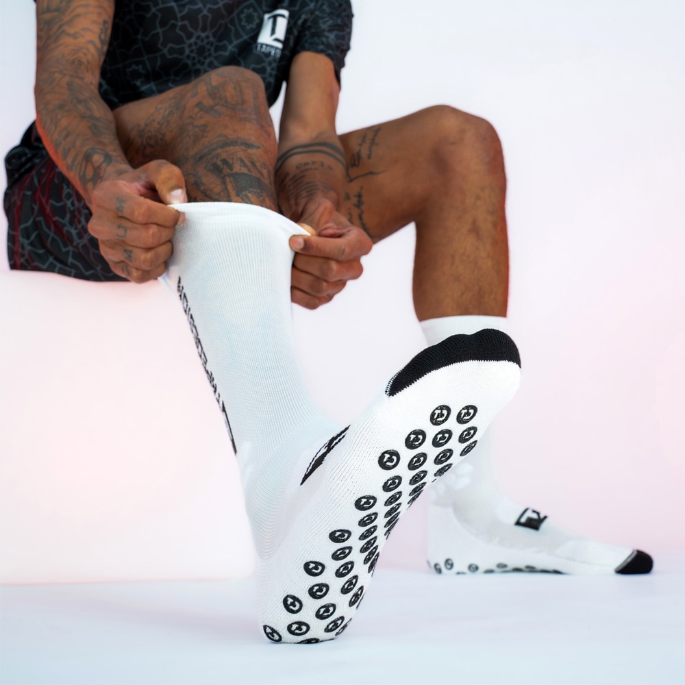 TAPEDESIGN Active Pro Fotballstrømper Hvit