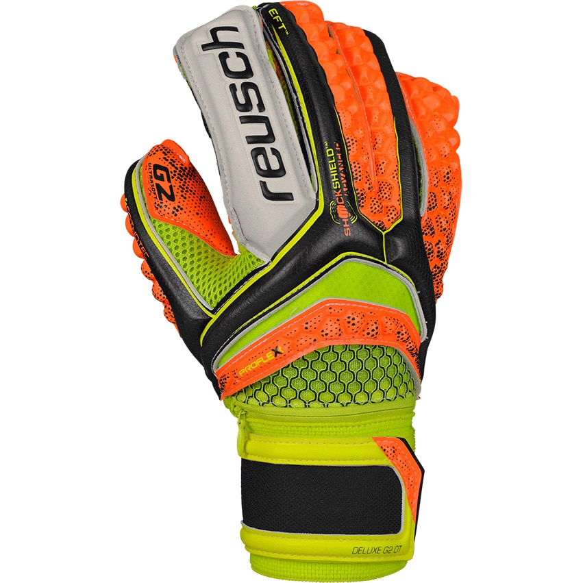 Reusch Repulse Deluxe G2 Ortho-Tec Keeperhansker Grønn/oransje/sort