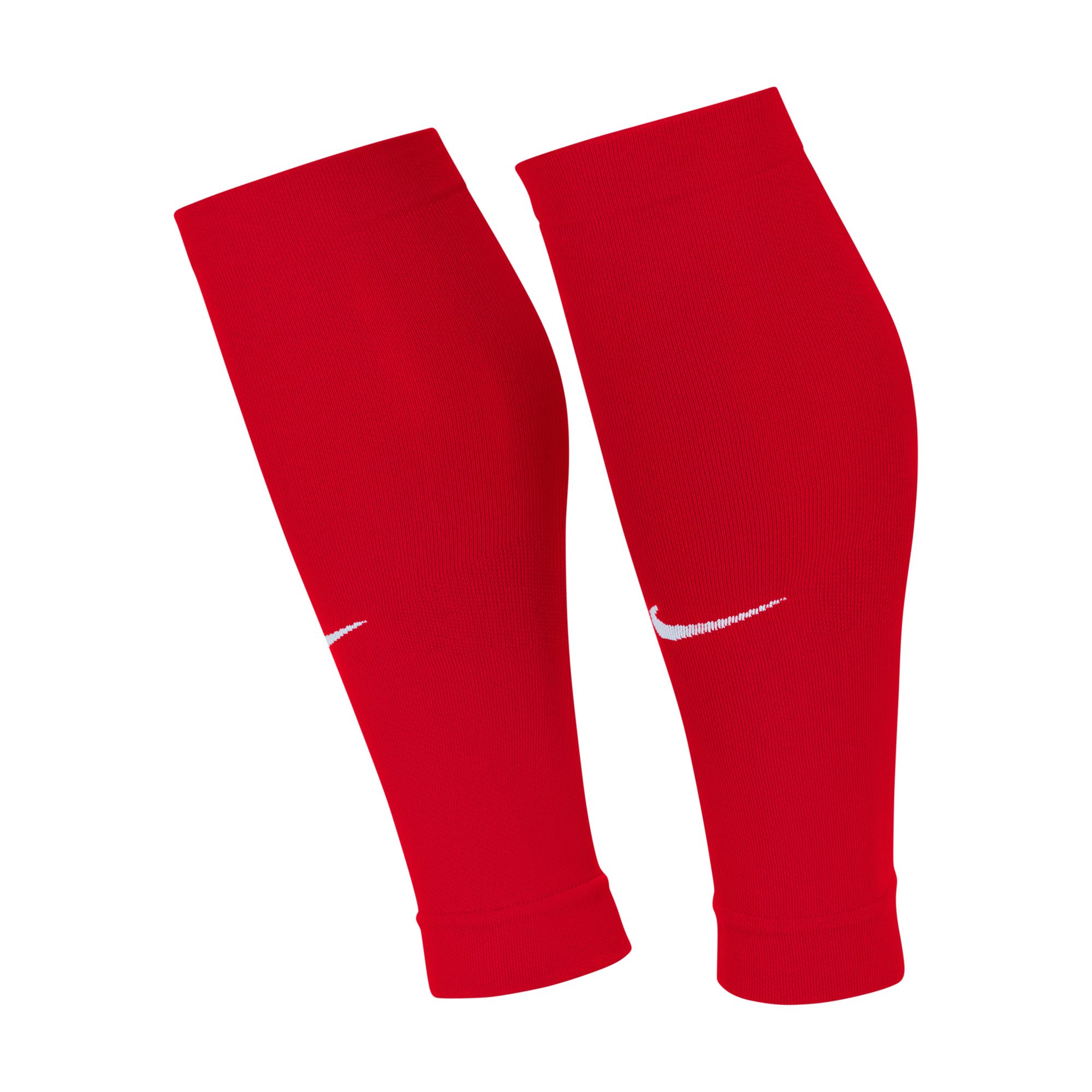 Nike VaporFast Sleeves Fotballstrømper Rød/Hvit
