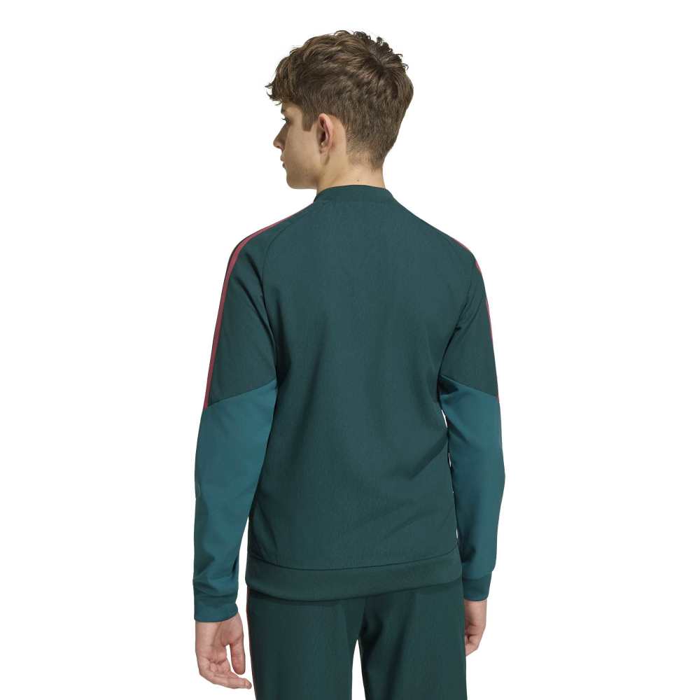 Adidas Real Madrid Tiro Presentation Fotballjakke 26/27 Barn Grønn/Rosa