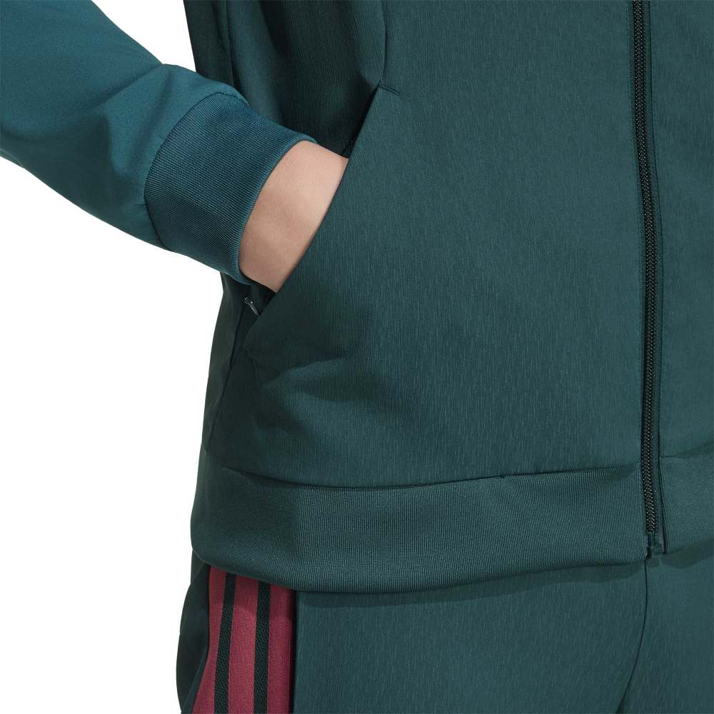 Adidas Real Madrid Tiro Presentation Fotballjakke 26/27 Barn Grønn/Rosa