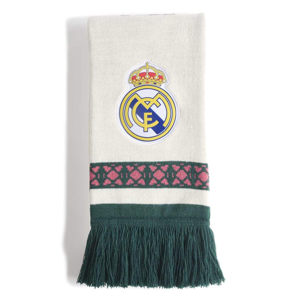 Adidas Real Madrid Skjerf 26/27 Hvit/Grønn