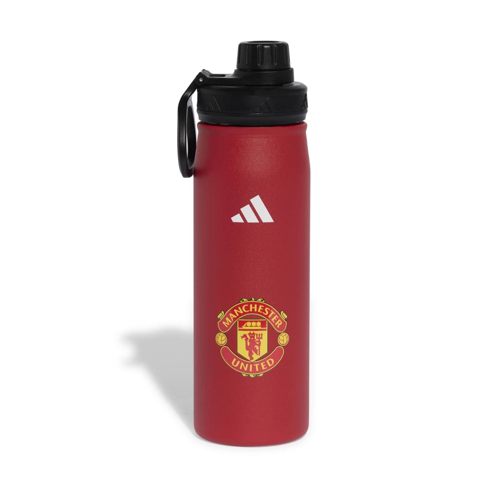 Adidas Manchester United Metall Drikkeflaske 26/27 Rød/Sort