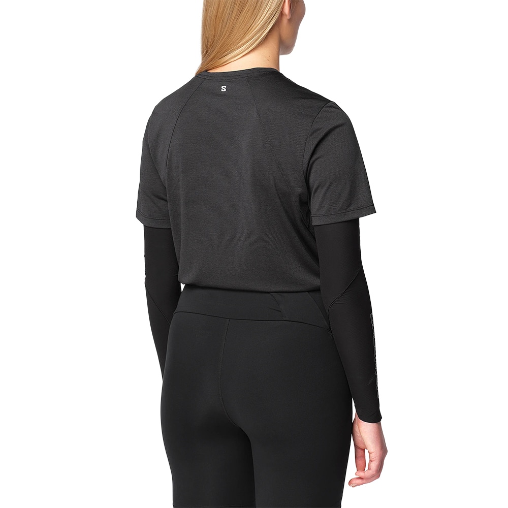 Salomon Shakeout Core T-skjorte Dame Sort