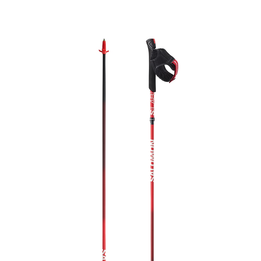 Salomon S/LAB Ultra Carbon Løpestaver Rød/Sort