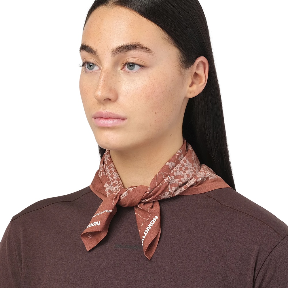 Salomon Bandana Graphic Brun