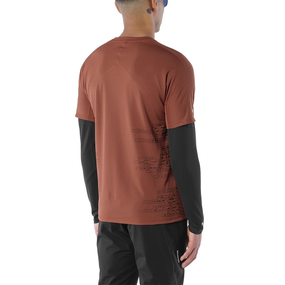Salomon Sense Aero T-skjorte Herre Brun
