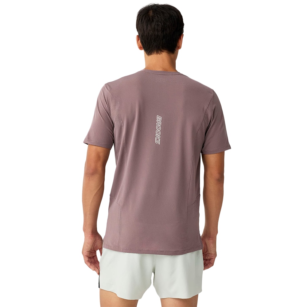 Brooks High Point Short Sleeve 2.0 T-skjorte Herre Grå