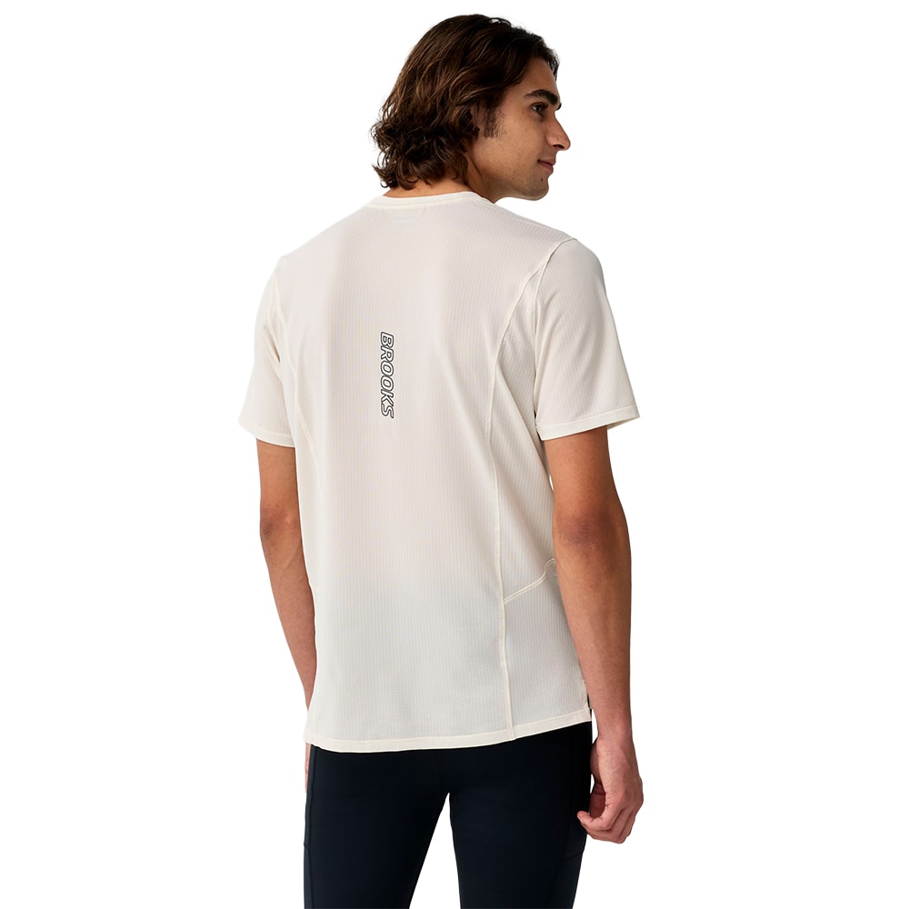 Brooks High Point Short Sleeve 2.0 T-skjorte Herre Hvit