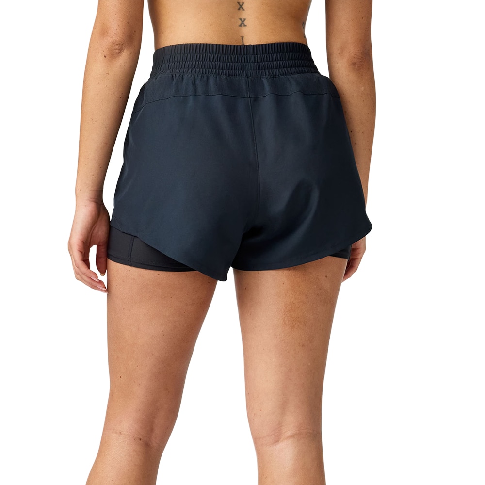 Brooks Dash 2-in-1 Løpeshorts Dame Sort