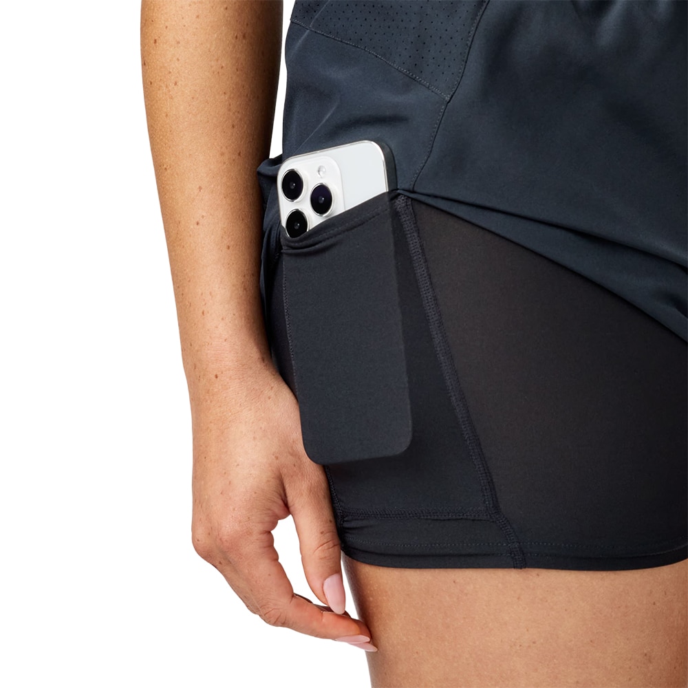 Brooks Dash 2-in-1 Løpeshorts Dame Sort