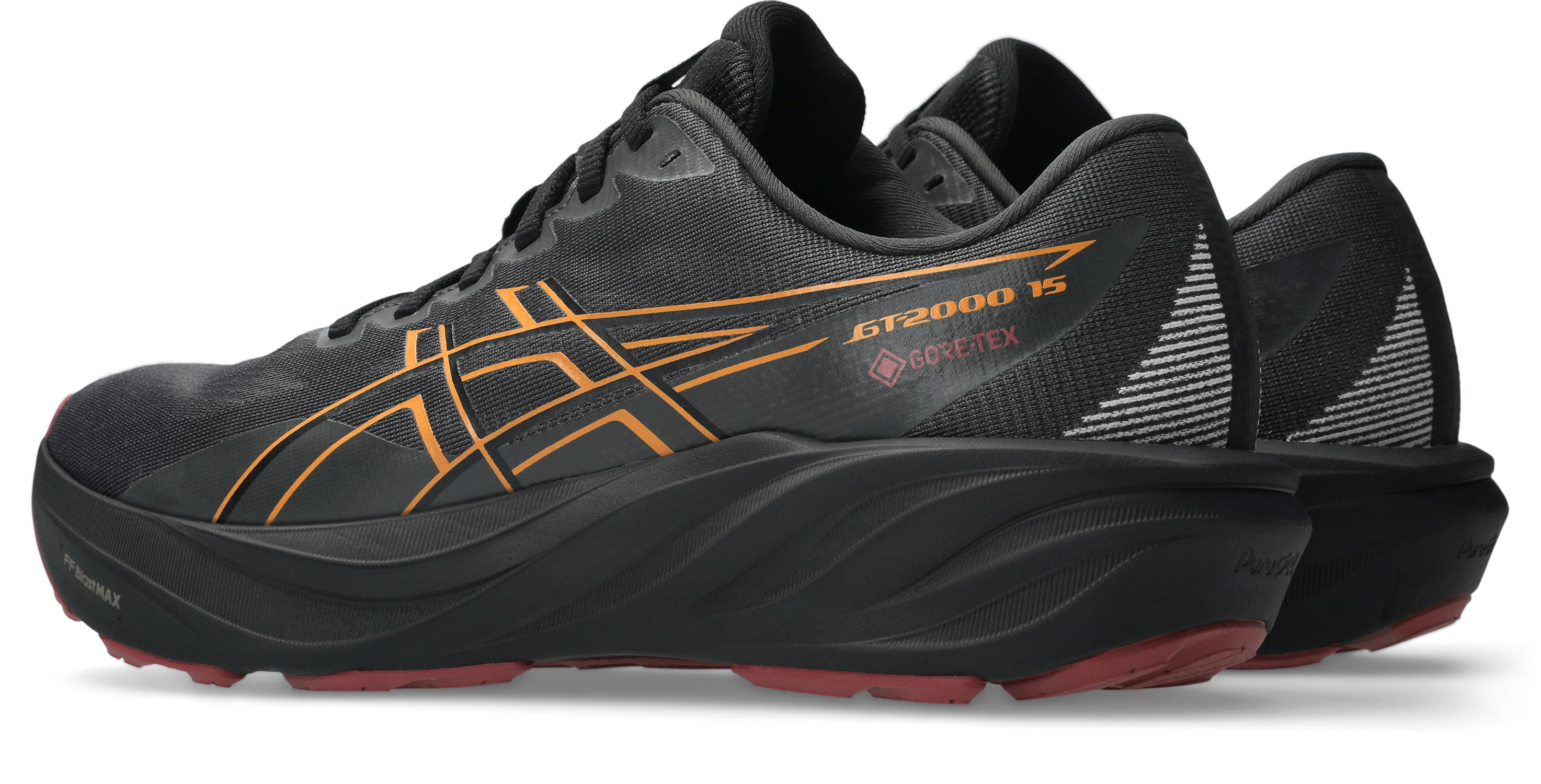 Asics GT-2000 15 GTX Løpesko Herre Sort/Oransje