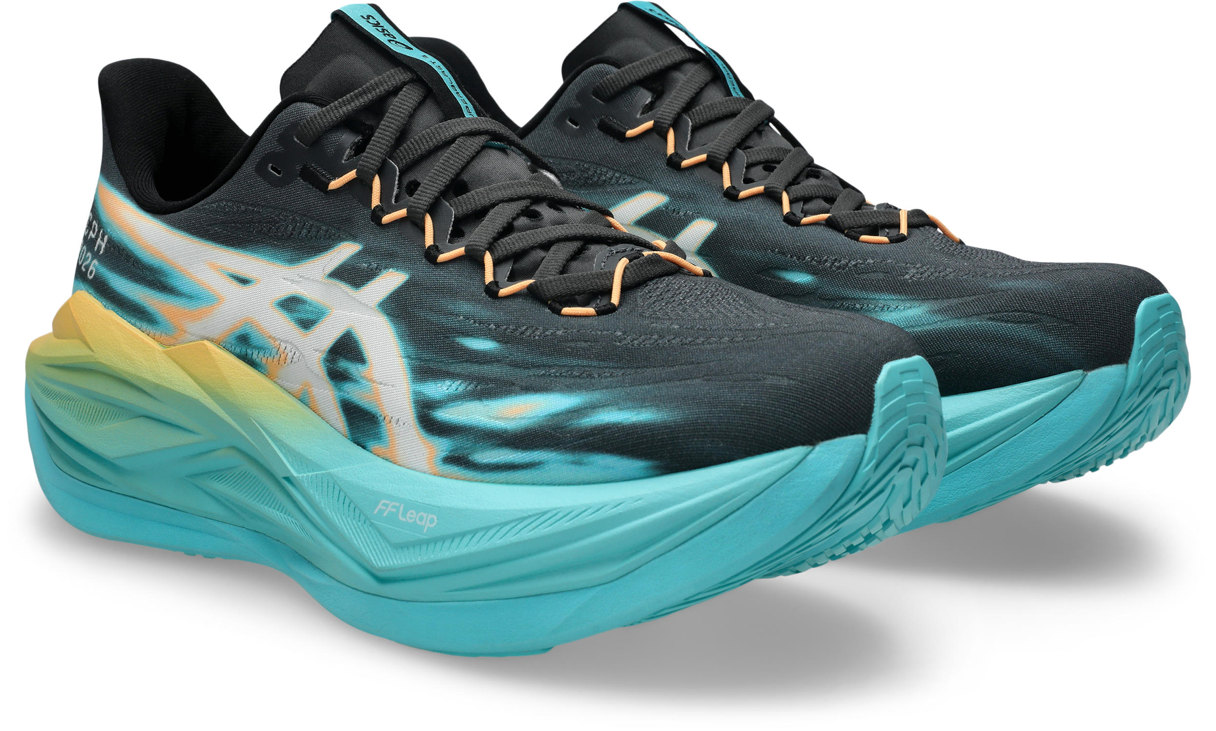 Asics SUPERBLAST 3 Løpesko Sort/Turkis