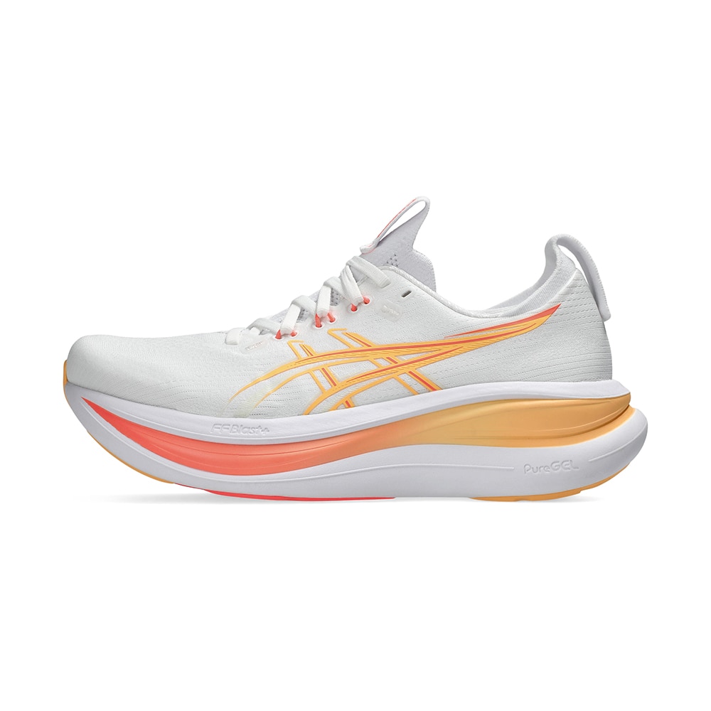 ASICS Gel-Nimbus 28 Løpesko Dame Hvit/Oransje