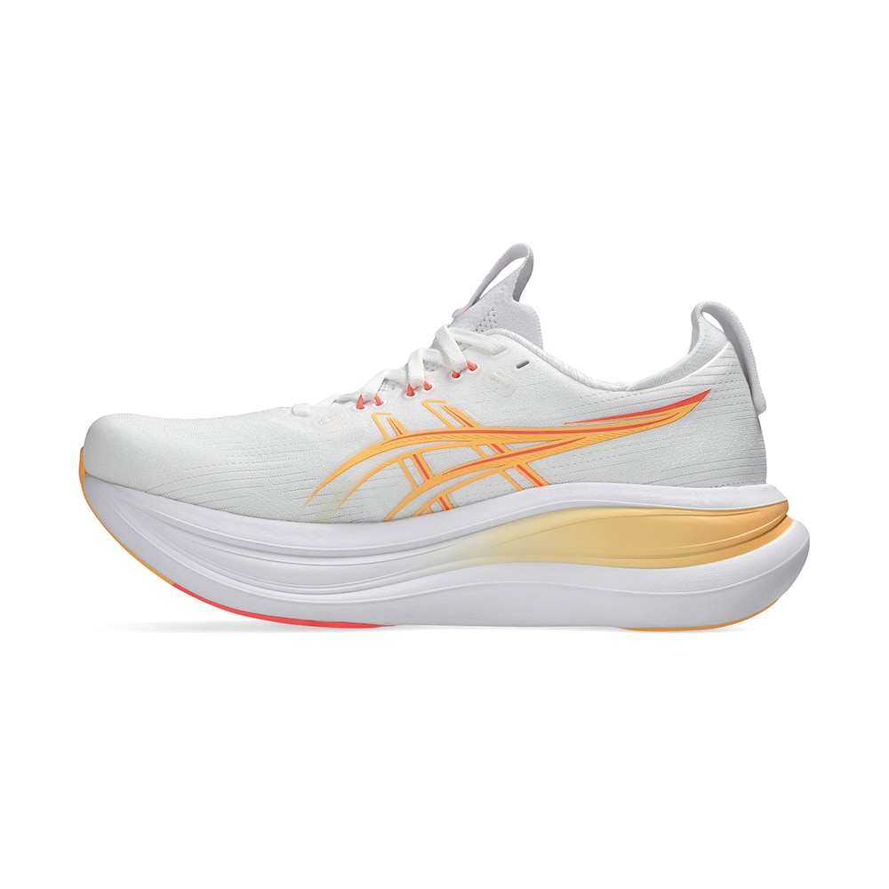 ASICS Gel-Nimbus 28 Løpesko Dame Hvit/Oransje