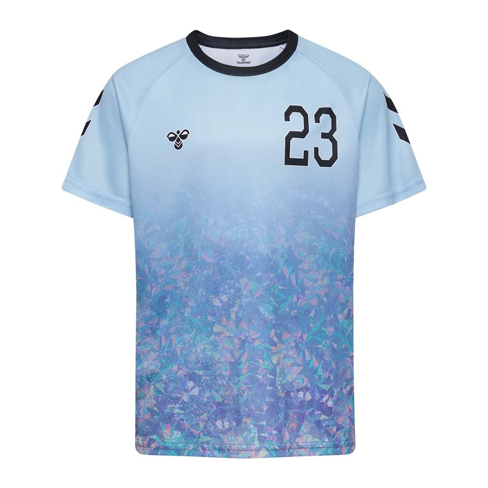 Hummel Shimmer T-Skjorte Barn Blå/Sort