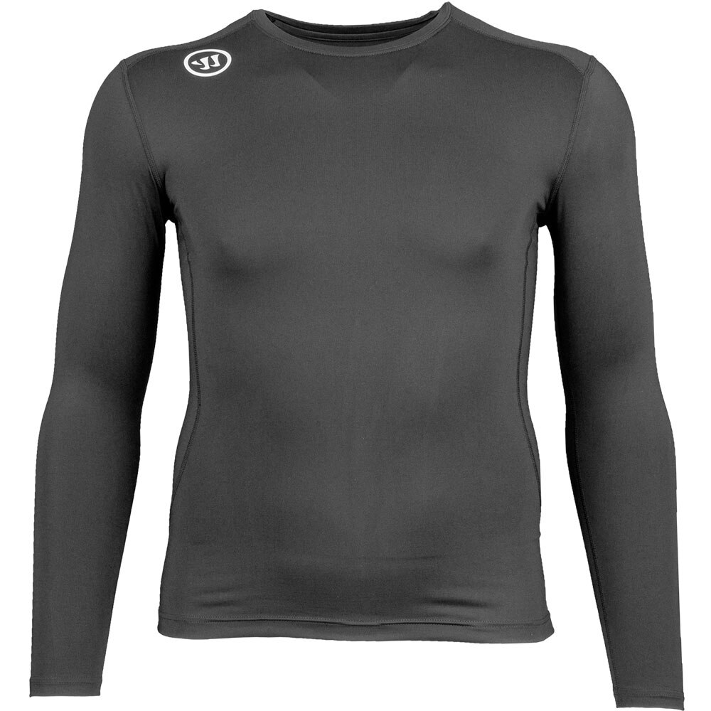 Warrior Compression Junior Langermet Top Hockey Undertøy Svart