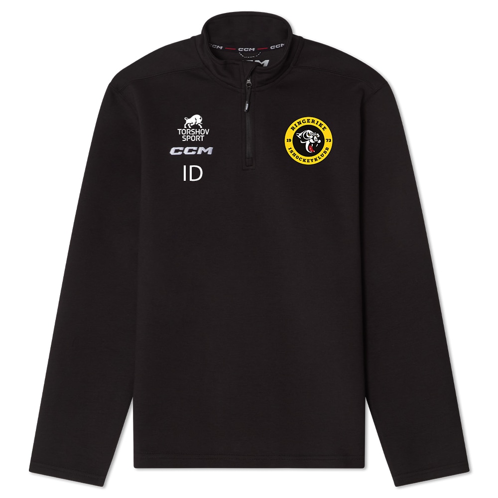 Ccm Ringerike Panthers Hockey Barn Locker Room 1/4 Zip Genser