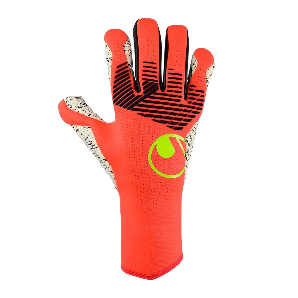 Uhlsport FM Supergrip+ HN Keeperhansker Rød/Hvit/Gul