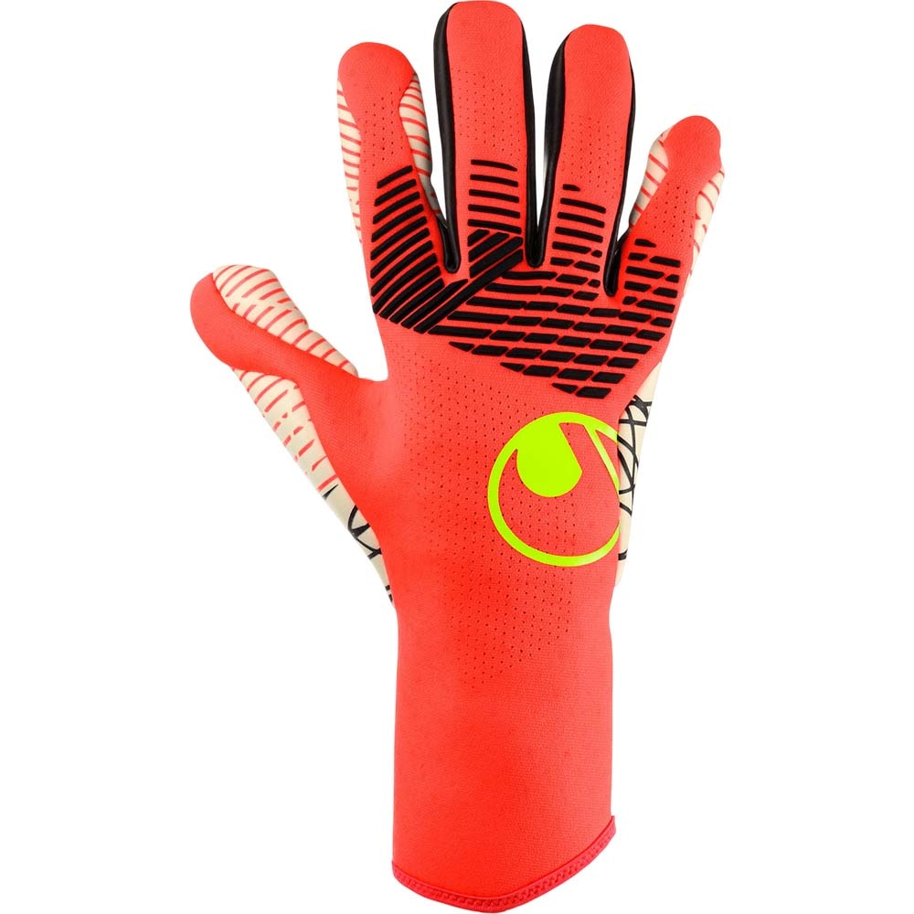 Uhlsport FM Ultragrip ZNE HN Keeperhansker Rød/Hvit/Gul