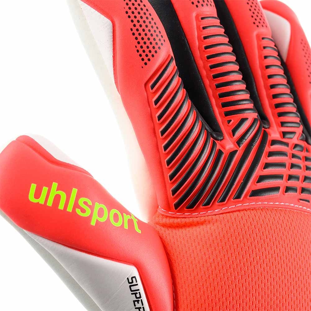 Uhlsport FM Supersoft HN Keeperhansker Rød/Hvit/Gul