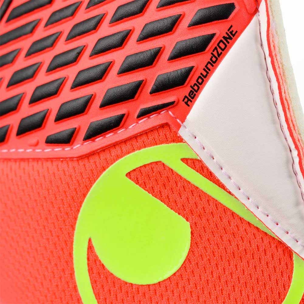 Uhlsport FM ZNE Soft Pro Keeperhansker Rød/Hvit/Gul /