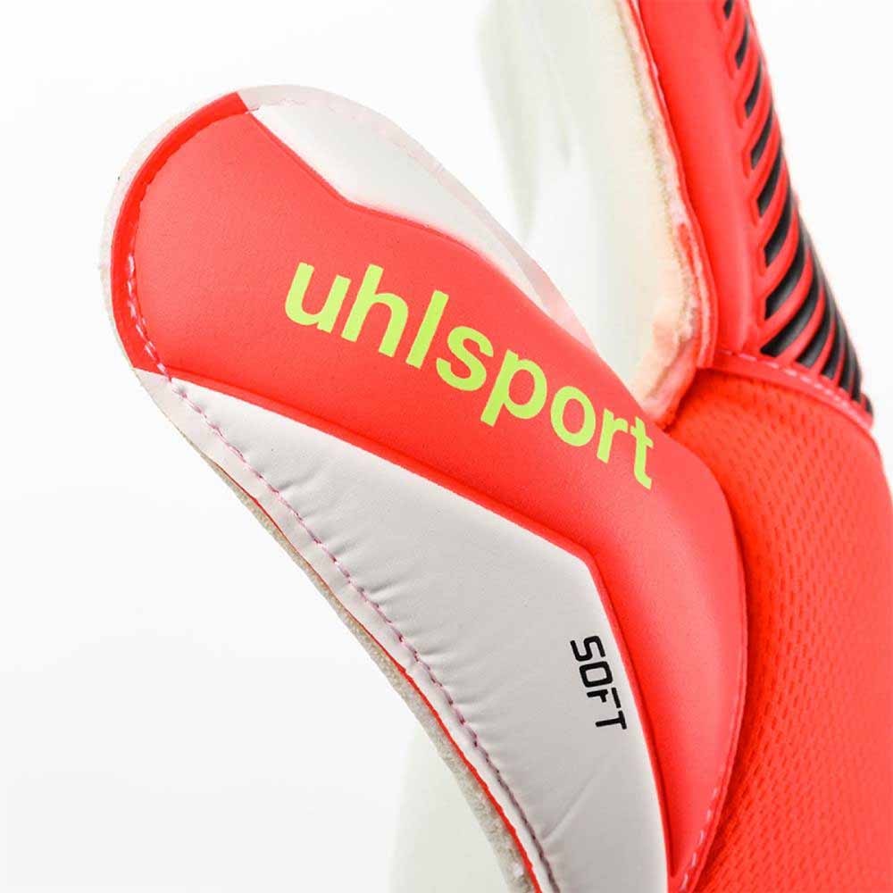 Uhlsport FM ZNE Soft Pro Keeperhansker Rød/Hvit/Gul /
