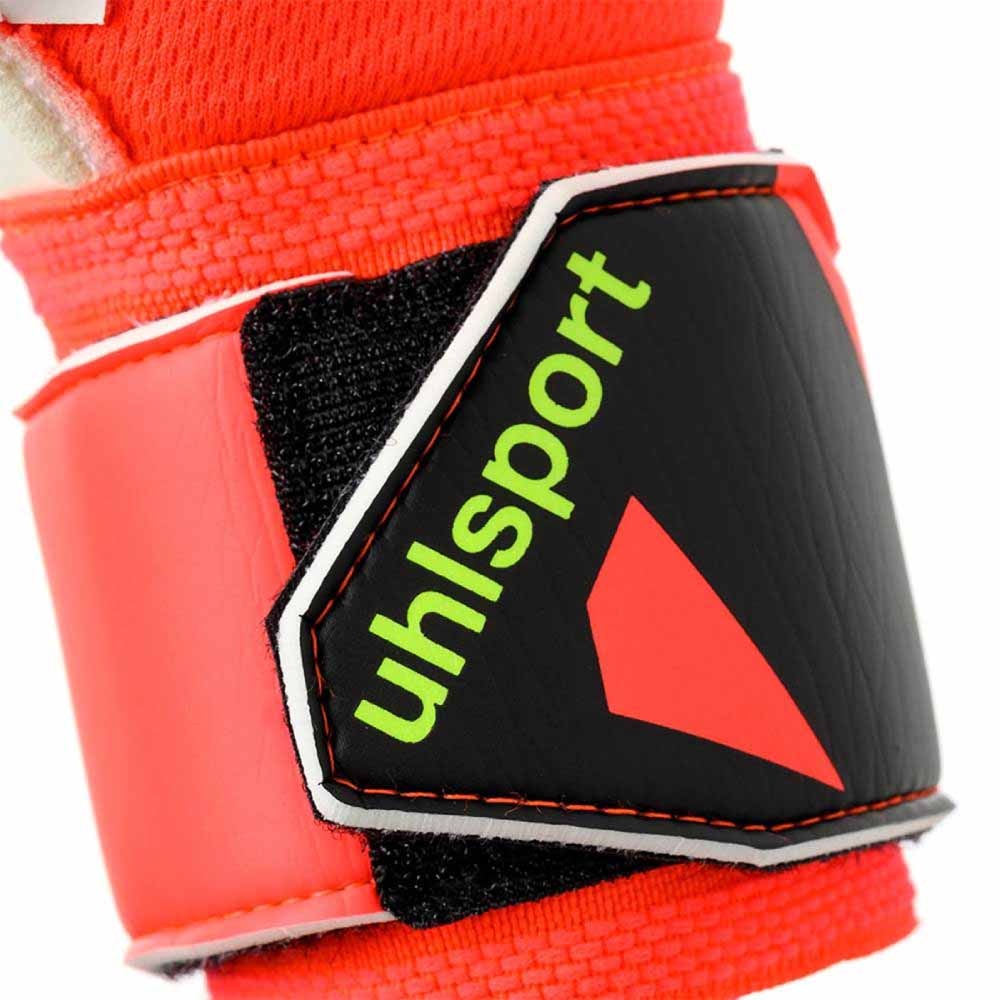 Uhlsport FM ZNE Soft Pro Keeperhansker Rød/Hvit/Gul /