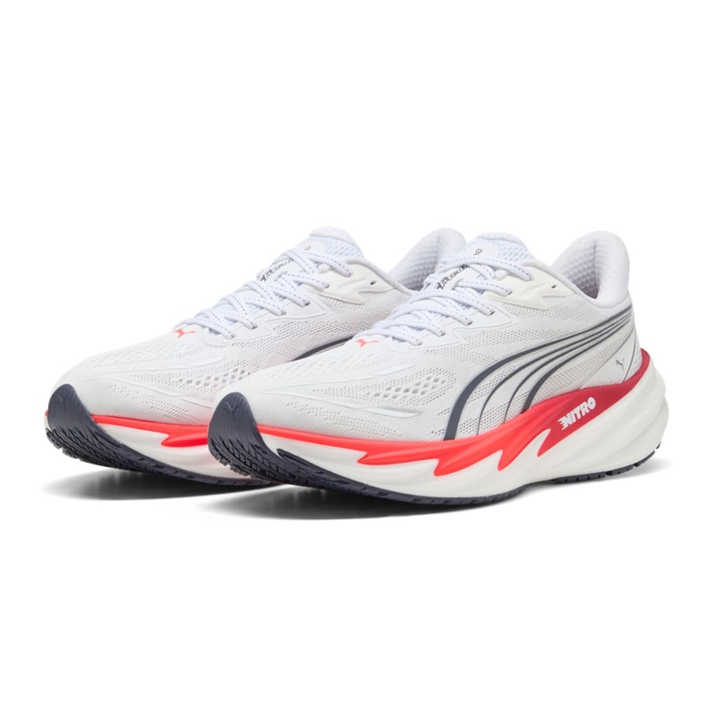 Puma Velocity Nitro 5 Løpesko Herre Hvit/Rød